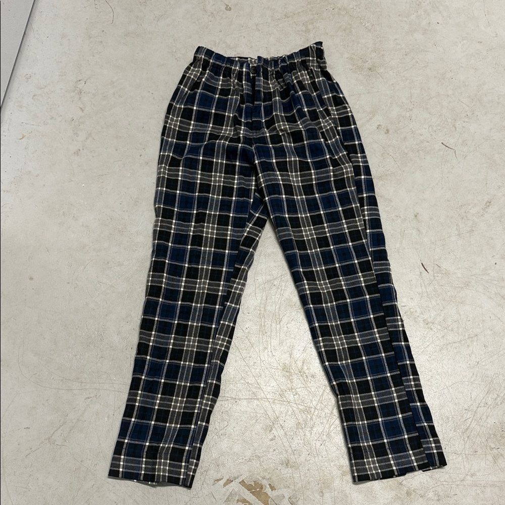 Plaid Womens JOHN GALT Pants - Black and White NWT - Straight Leg